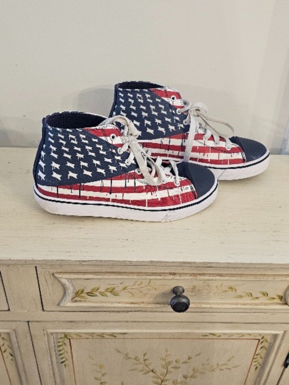 Heelys Men's Size 9 American Flag USA EUC